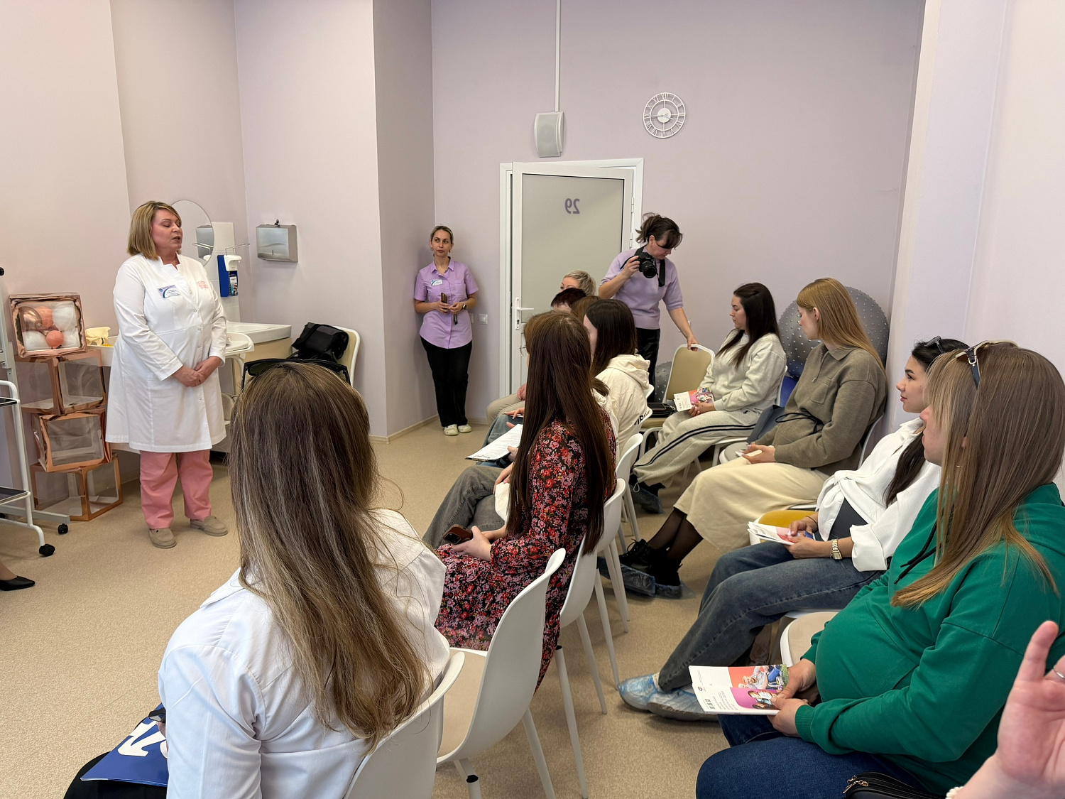 Мероприятие в честь дня беременных прошло в центре женского здоровья